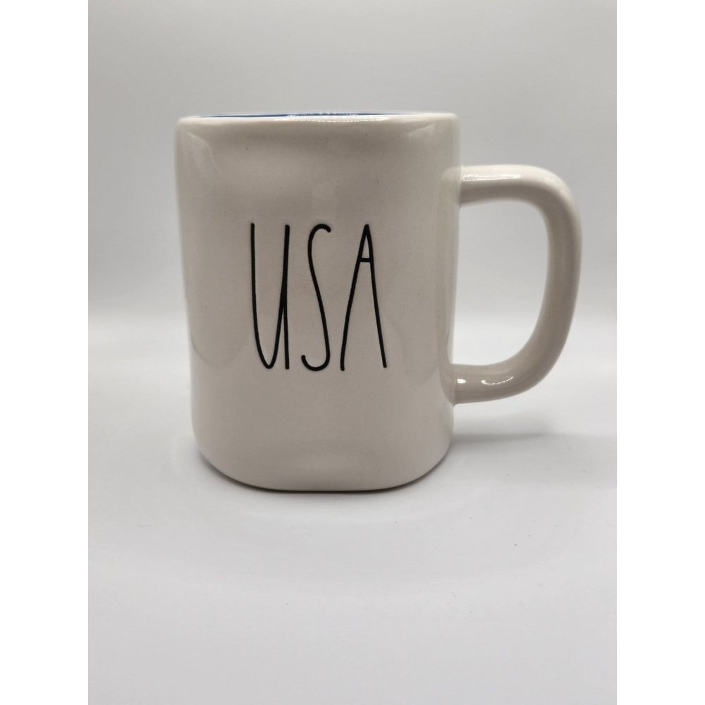 Rae Dunn USA Double Sided Graphic Mug